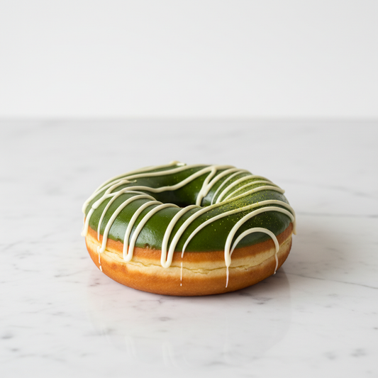 Matcha White Chocolate Donut